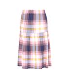 See By Chlo Checked Cotton Skirt