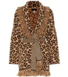 Alanui Leopard Jacquard Cashmere Cardigan