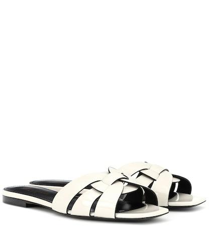 Saint Laurent Nu Pieds 05 Patent Leather Sandals
