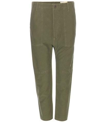 Citizens Of Humanity Sadi Cropped Cotton Trousers
