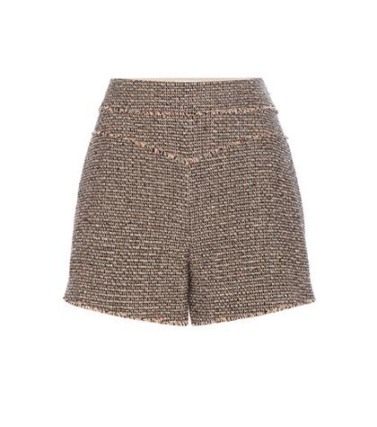 Chlo Wool-blend Tweed Shorts