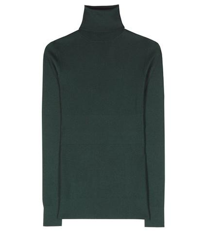 Shrimps Cashmere And Silk Turtleneck Sweater