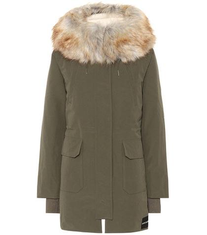 Calvin Klein Jeans Down Parka With Faux Fur Trim