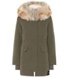 Calvin Klein Jeans Down Parka With Faux Fur Trim