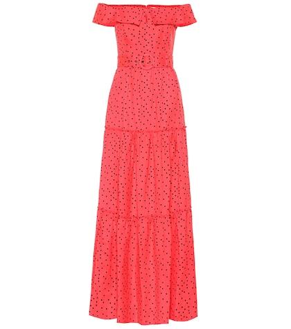 Rebecca Vallance Holliday Linen-blend Maxi Dress