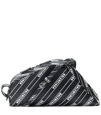 Balenciaga Car Logo Leather Shoulder Bag