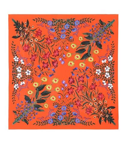 Fendi Printed Silk Scarf