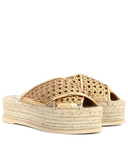 Stella Mccartney Wicker Espadrilles