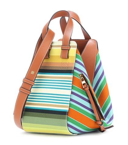 The Row Hammock Small Canvas And Leather Tote
