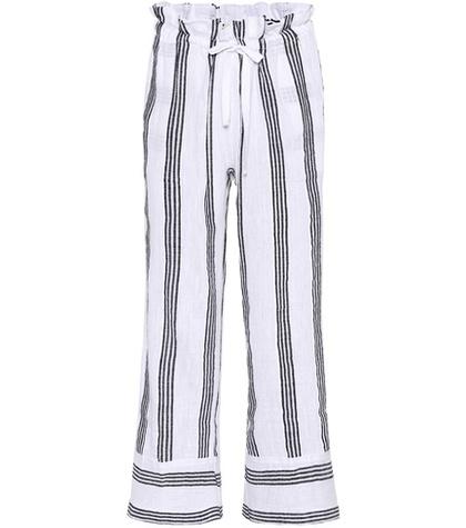 Lemlem Zena Striped Cotton-blend Trousers