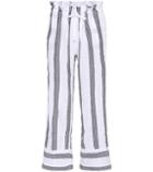 Lemlem Zena Striped Cotton-blend Trousers