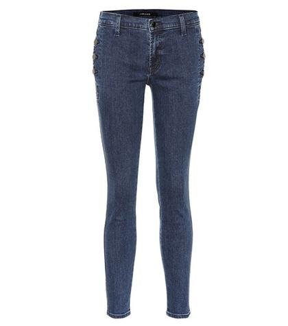 Jimmy Choo Zion Mid-rise Skinny Jeans
