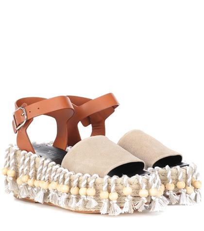 Loewe X Paula's Ibiza Platform Sandals