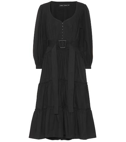 Heidi Klein Belted Stretch-cotton Midi Dress