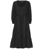 Heidi Klein Belted Stretch-cotton Midi Dress