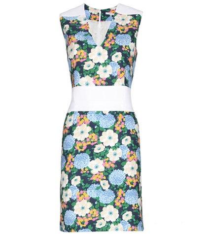 Tomas Maier Floral-printed Crepe Dress