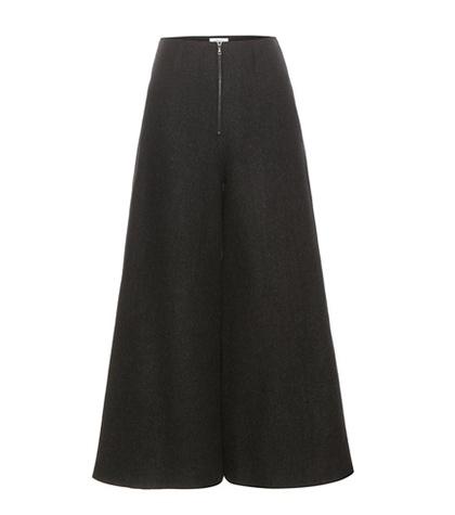 Balmain Wide-leg Wool Trousers