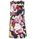 Dolce & Gabbana Floral Brocade Minidress