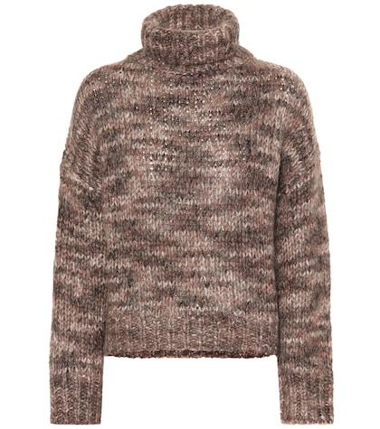 Alessandra Rich Mohair And Cashmere-blend Sweater