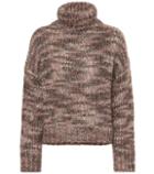 Alessandra Rich Mohair And Cashmere-blend Sweater