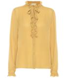 Etro Ruffle-trimmed Silk Blouse