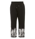 Mcq Alexander Mcqueen Lace-trimmed Sweatpants