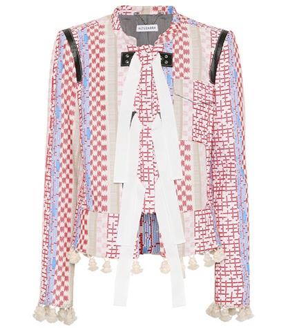 Etro Avenue Leather-trimmed Cotton Jacket