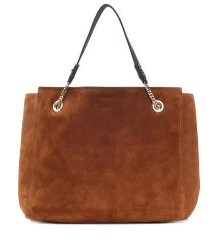 Jimmy Choo Flo Suede Tote