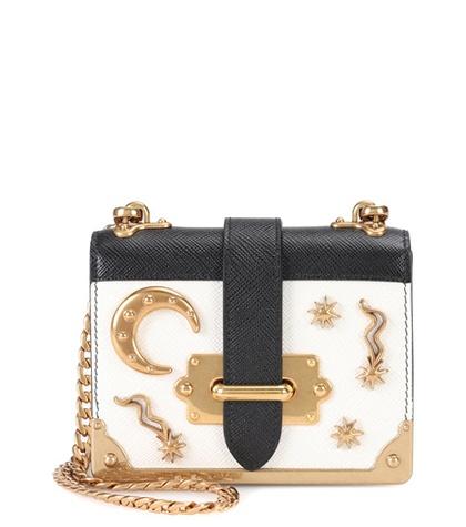 Gucci Embellished Leather Shoulder Bag