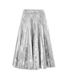 Calvin Klein 205w39nyc Metallic Pleated Skirt