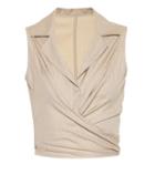 Valentino Garavani The Elide Wool And Silk Top