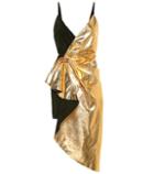 Gucci Metallic Leather Minidress