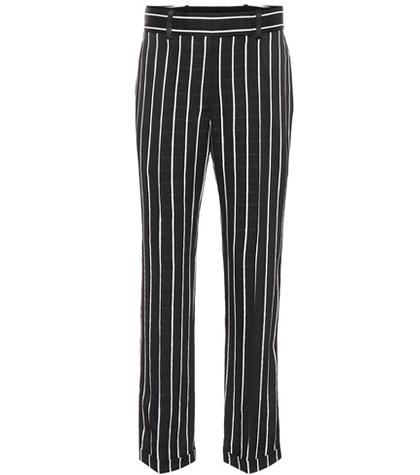 Alexander Mcqueen Striped Cropped Trousers