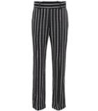 Alexander Mcqueen Striped Cropped Trousers