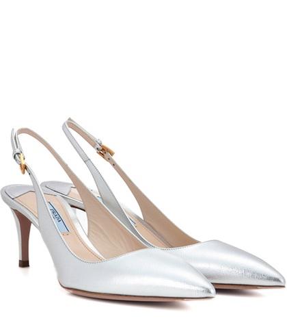 Stella Mccartney Leather Slingback Pumps