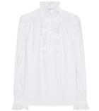 Proenza Schouler Cotton Ruffle Shirt