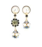 Dorothee Schumacher Crystal Drop Clip-on Earrings
