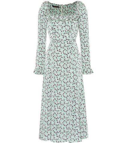 Alexachung Floral-printed Satin Dress