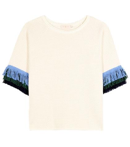 Tory Burch Kingston Wool And Cotton Sweater