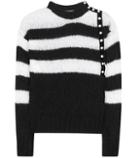 Philosophy Di Lorenzo Serafini Striped Mohair-blend Knitted Sweater