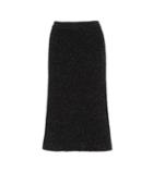 Calvin Klein Collection Cheryl Metallic Knitted Skirt