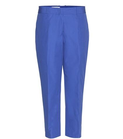Jil Sander Tommy Cropped Cotton Trousers