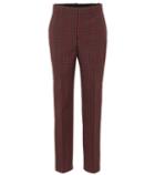 Stuart Weitzman Checked Wool Pants