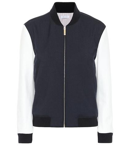 Peter Pilotto Wool, Mohair And Leather Jacket