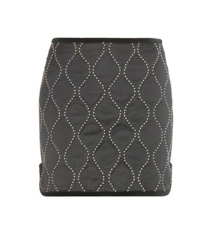 Alexander Wang Embellished Satin Skirt