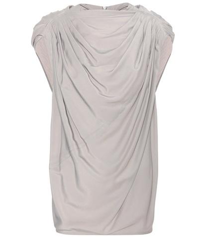 Rick Owens Draped Silk-blend Top