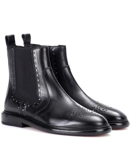 Victoria Beckham Chelaya Leather Chelsea Boots