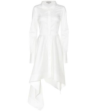 Poupette St Barth Asymmetrical Cotton-blend Dress