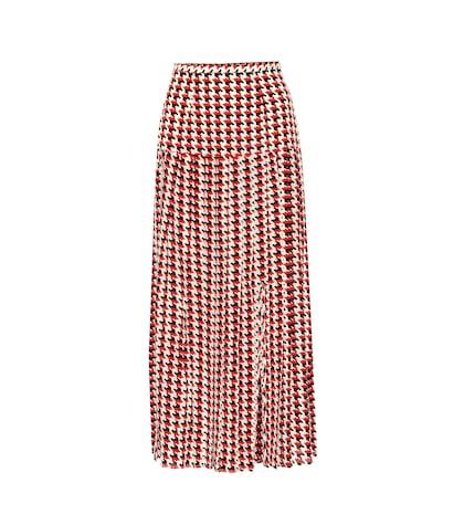 Versace Tina Silk Midi Skirt