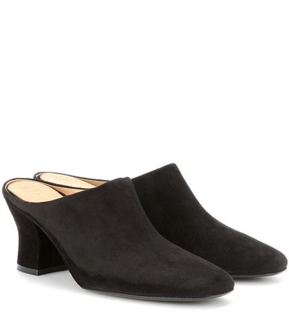 The Row Adele Suede Mules